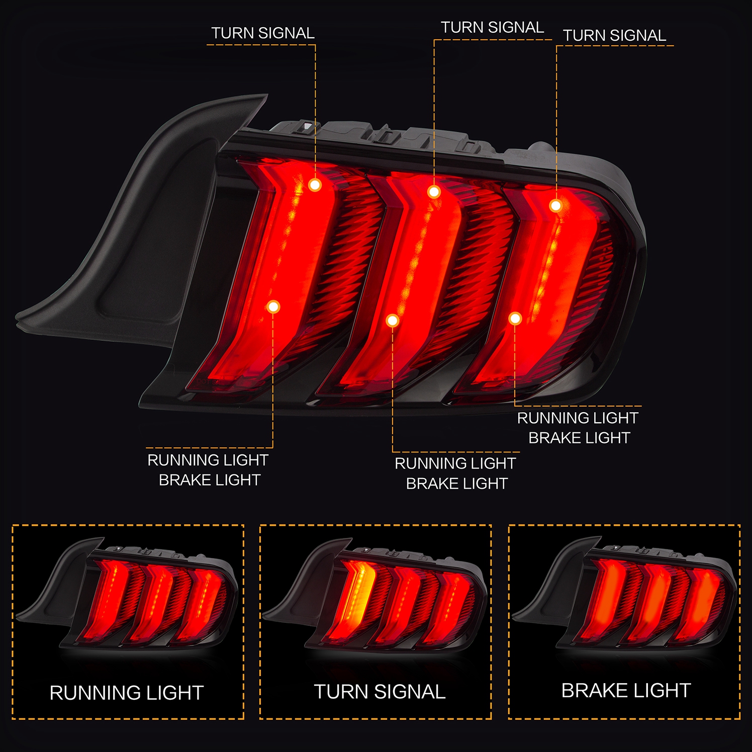 mustang sequential taillight